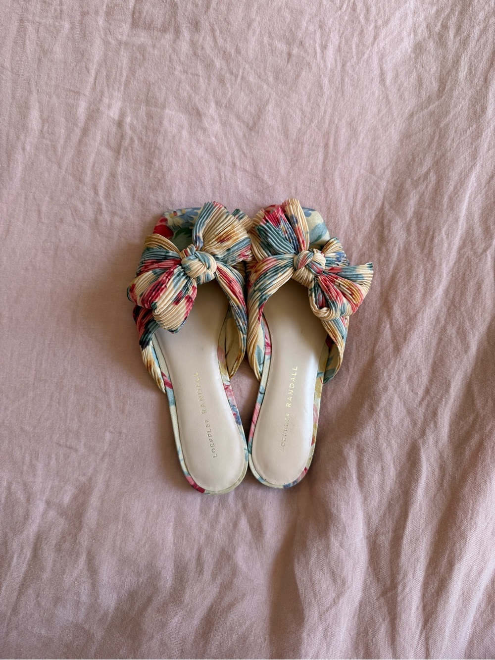 Loeffler Randall Satin Bow Flats